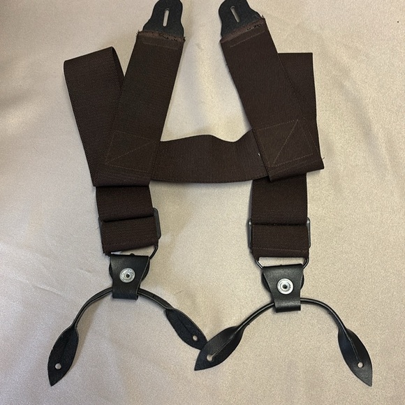 Levis 560 Relaxed Fit Suspender Zip Front Jeans sz 36x30 w/Suspenders - Picture 17 of 17